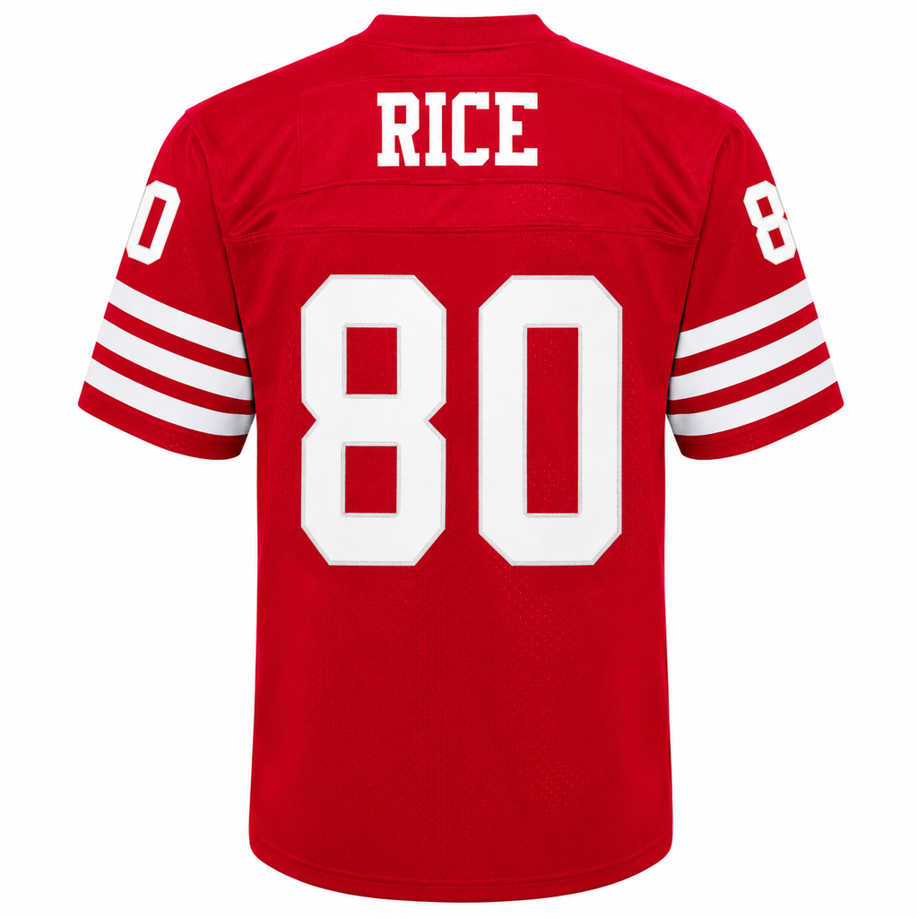 Youth San Francisco 49ers Jerry Rice Mitchell & Ness Scarlet Retired Player Vintage Replica Jersey