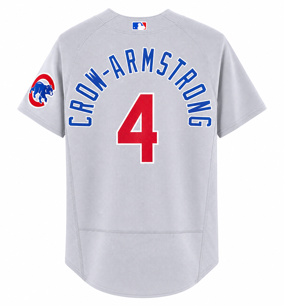 Men s Chicago Cubs Pete Crow-Armstrong Nike Road Gray Authentic Player Jersey Official Team Jersey Sports Fan Apparel Official NFL Team Jersey