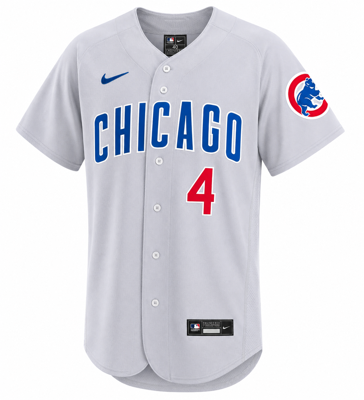 Men s Chicago Cubs Pete Crow-Armstrong Nike Road Gray Authentic Player Jersey Official Team Jersey Sports Fan Apparel Official NFL Team Jersey