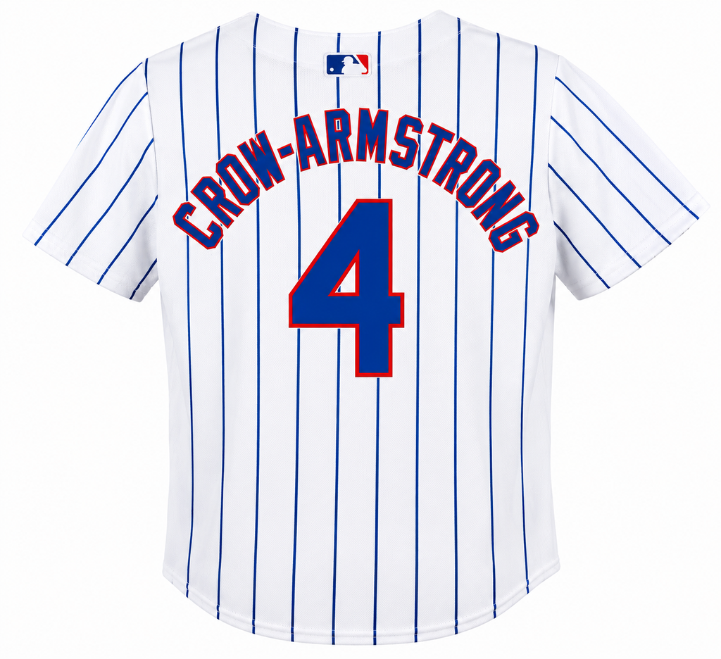 Chicago Cubs Nike Toddler Pete Crow-Armstrong White Home Game Replica Jersey Official Team Jersey Sports Fan Apparel Official NFL Team Jersey