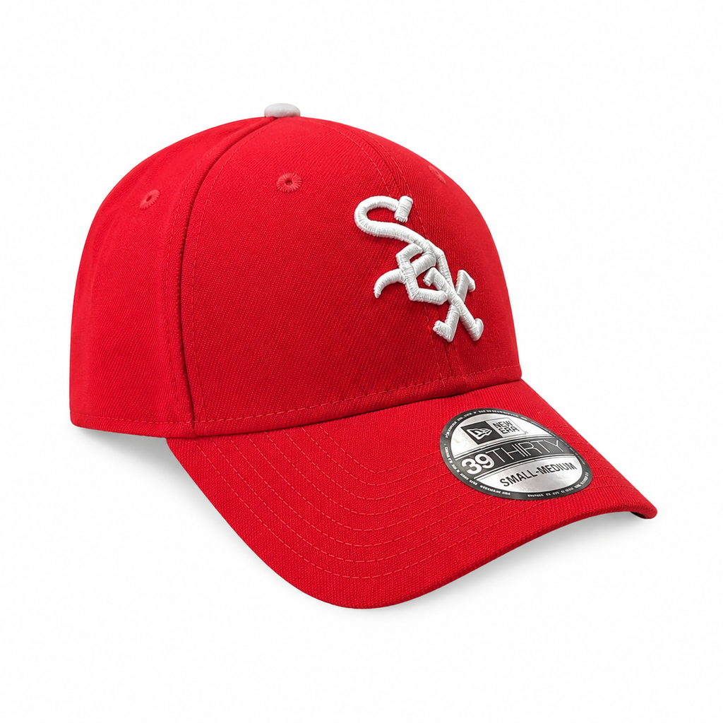 Chicago White Sox Classic 1972 Cooperstown Classics Red 39THIRTY Flex Fit New Era Hat Official Team Hat Sports Fan Cap Official NFL Team Hat Football