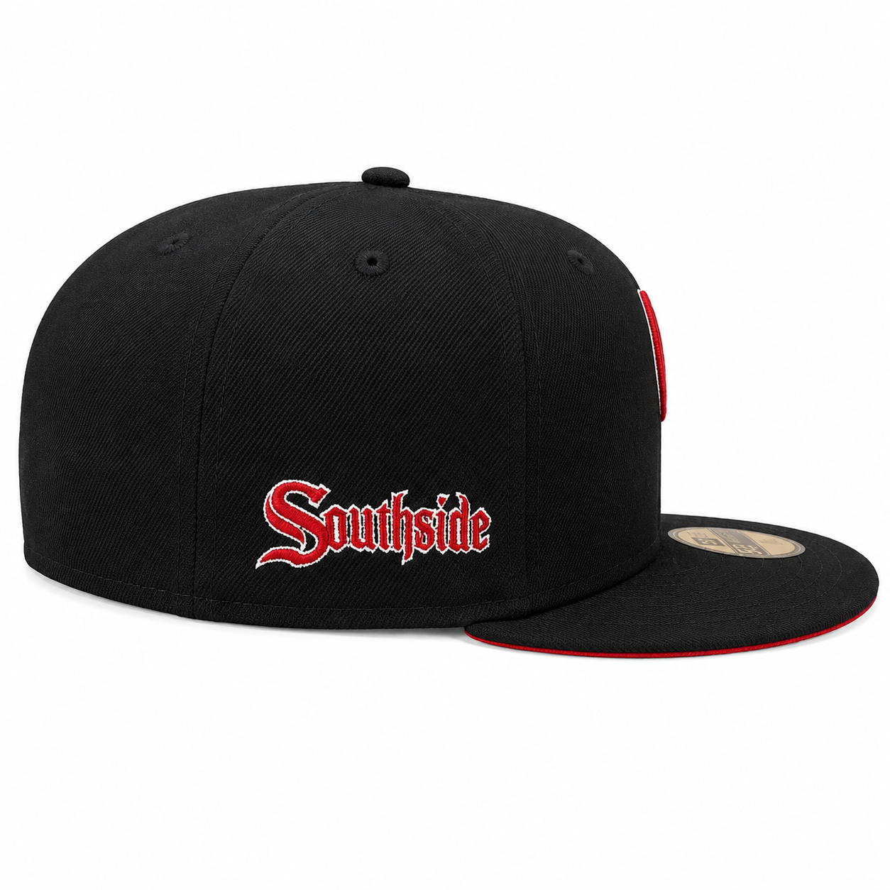 Chicago White Sox New Era City Connect Red Black 59FIFTY Fitted Hat Official Team Hat Sports Fan Cap Official NFL Team Hat Football Fan Cap