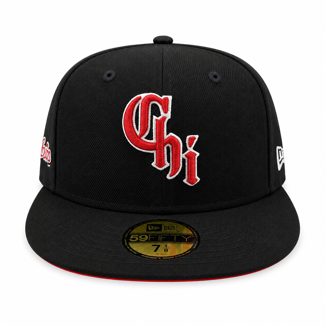Chicago White Sox New Era City Connect Red Black 59FIFTY Fitted Hat Official Team Hat Sports Fan Cap Official NFL Team Hat Football Fan Cap