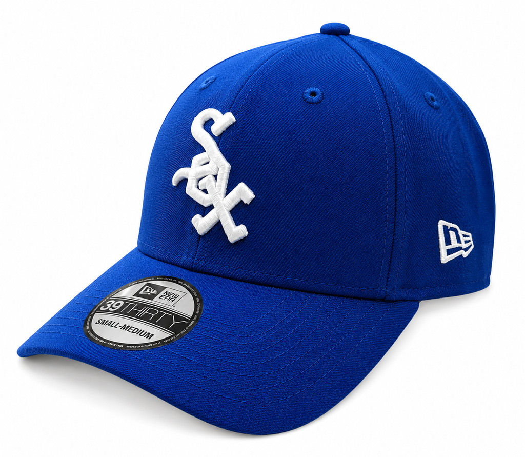 Chicago White Sox Classic 1969 Cooperstown Classics Royal Blue 39THIRTY Flex Fit New Era Hat Official Team Hat Sports Fan Cap Official NFL Team Hat