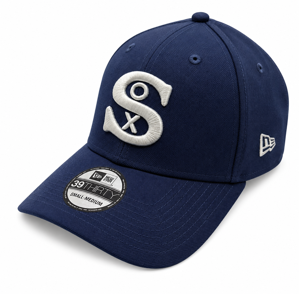 Chicago White Sox New Era 1929 Cooperstown Classics Navy 39THIRTY Flex Fit Hat Official Team Hat Sports Fan Cap Official NFL Team Hat Football Fan Cap