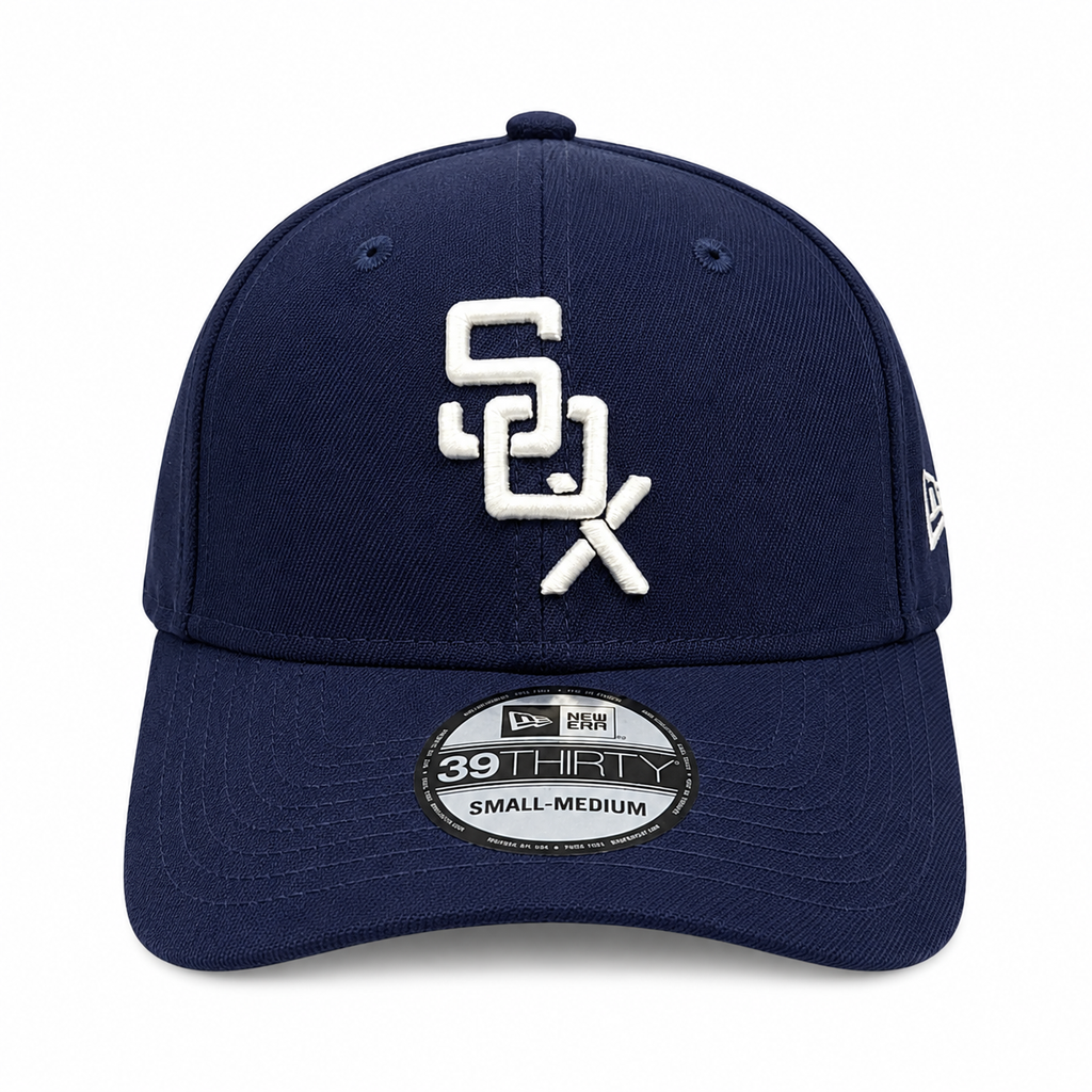 Chicago White Sox Classic 1964 Cooperstown Classics Navy 39THIRTY Flex Fit New Era Hat Official Team Hat Sports Fan Cap Official NFL Team Hat