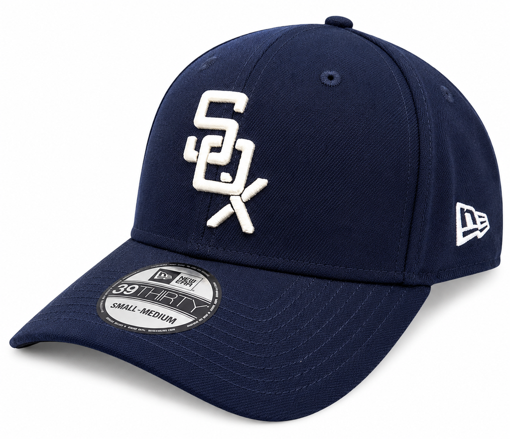 Chicago White Sox Classic 1964 Cooperstown Classics Navy 39THIRTY Flex Fit New Era Hat Official Team Hat Sports Fan Cap Official NFL Team Hat