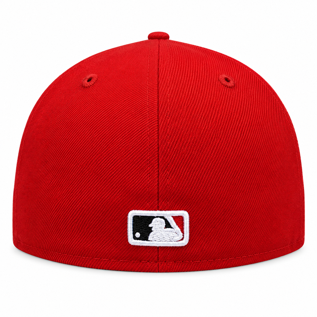 Chicago White Sox Primary Logo Red New Era 59FIFTY Fitted Hat Official Team Hat Sports Fan Cap Official NFL Team Hat Football Fan Cap