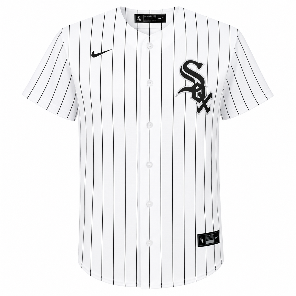 Youth Luis Robert Chicago White Sox White Home Nike Replica Jersey Official Team Jersey Sports Fan Apparel Official NFL Team Jersey Football Fan