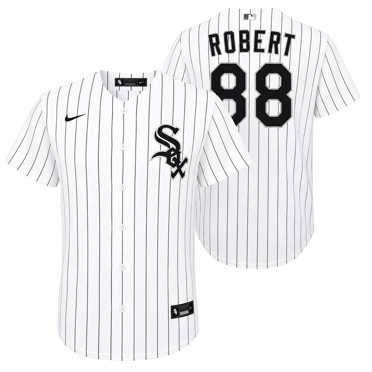 Youth Luis Robert Chicago White Sox White Home Nike Replica Jersey Official Team Jersey Sports Fan Apparel Official NFL Team Jersey Football Fan
