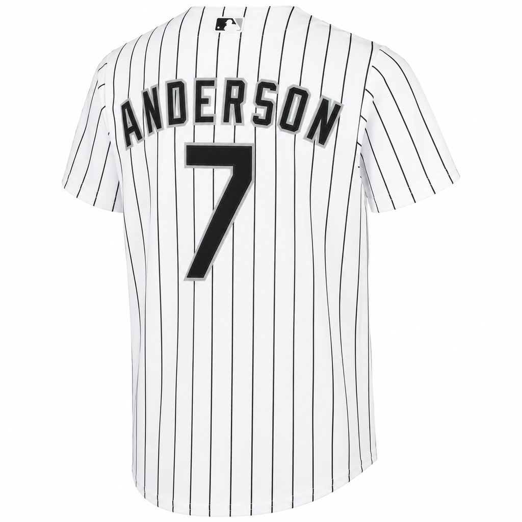 Youth Chicago White Sox Tim Anderson Nike White Home Replica Player Jersey Official Team Jersey Sports Fan Apparel Official NFL Team Jersey Football