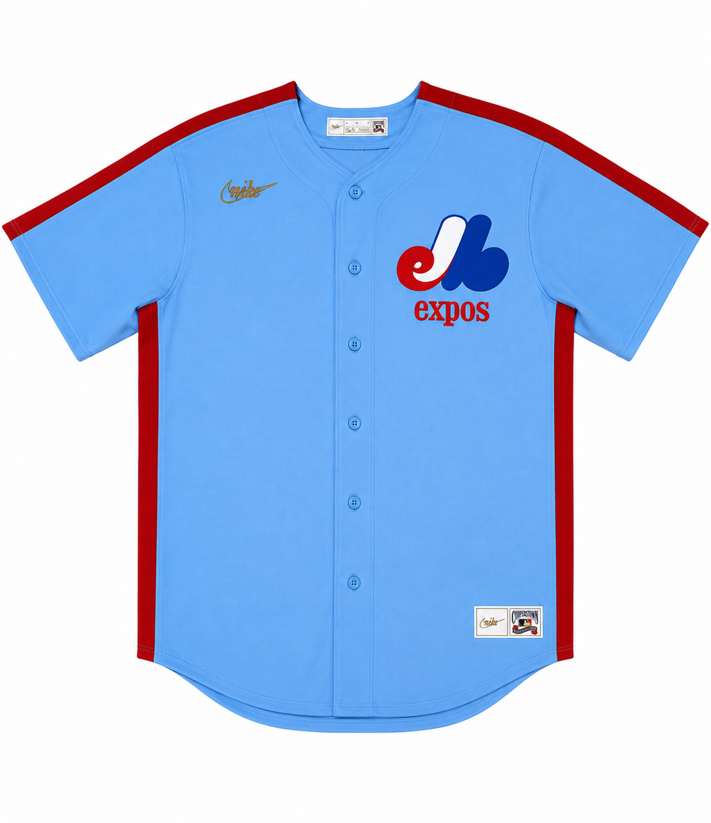 Men s Montreal Expos Andre Dawson Nike Light Blue Road Cooperstown Collection Premium Team Jersey Official Team Jersey Sports Fan Apparel Official