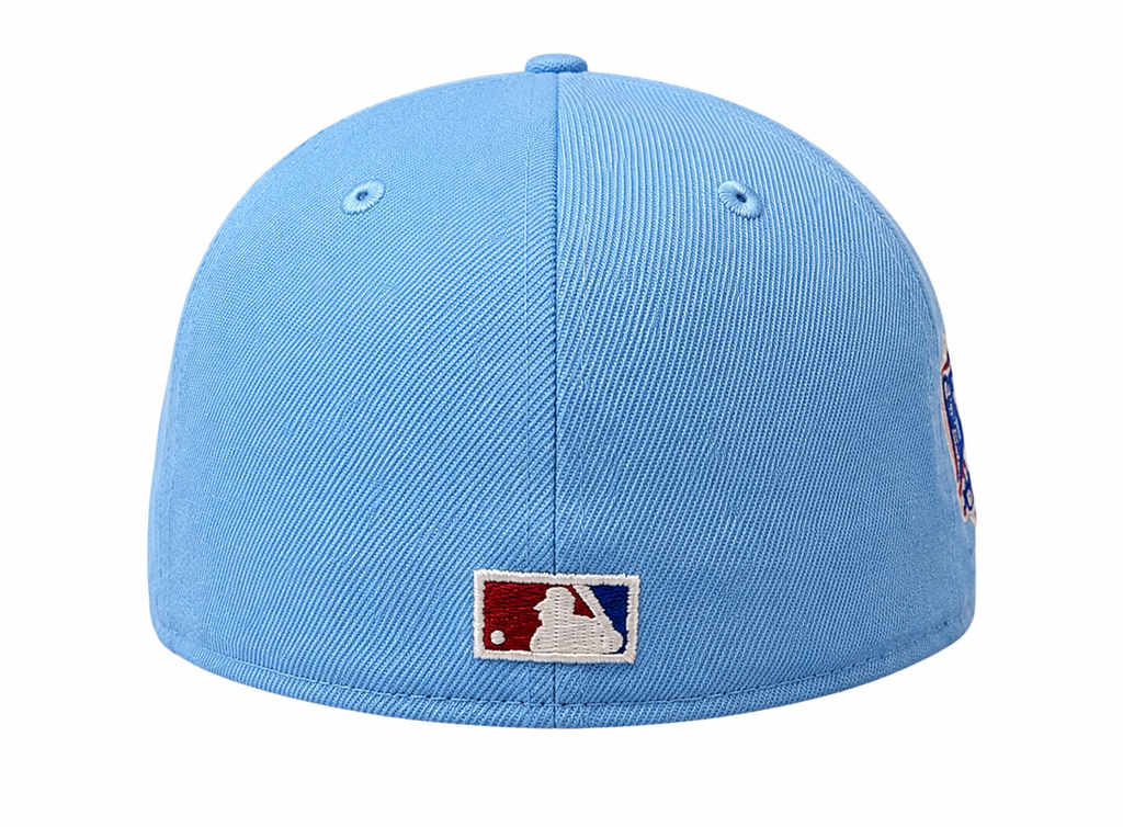 Philadelphia Phillies MLB 1996 ASG 2 Tone Sky Blue Cardinal New Era 59FIFTY Fitted Hat Official Team Hat Sports Fan Cap Official NFL Team Hat