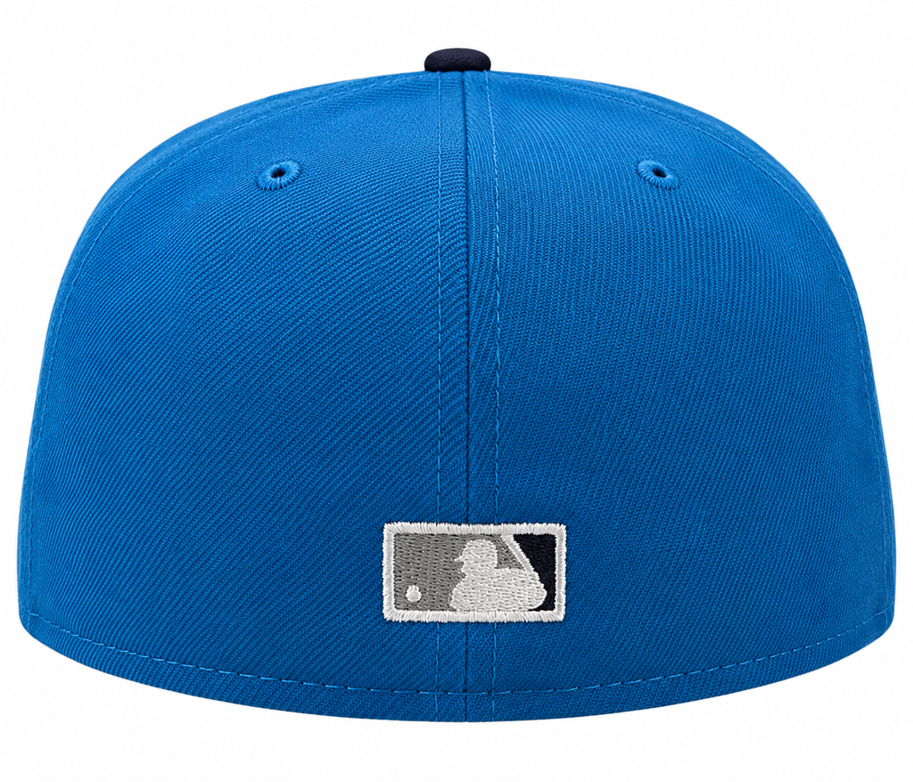 Seattle Mariners New Era 2 Tone Sunwash Ocean Blue Nirvana Nevermind Inspired 59FIFTY Fitted Hat Official Team Hat Sports Fan Cap Official NFL Team
