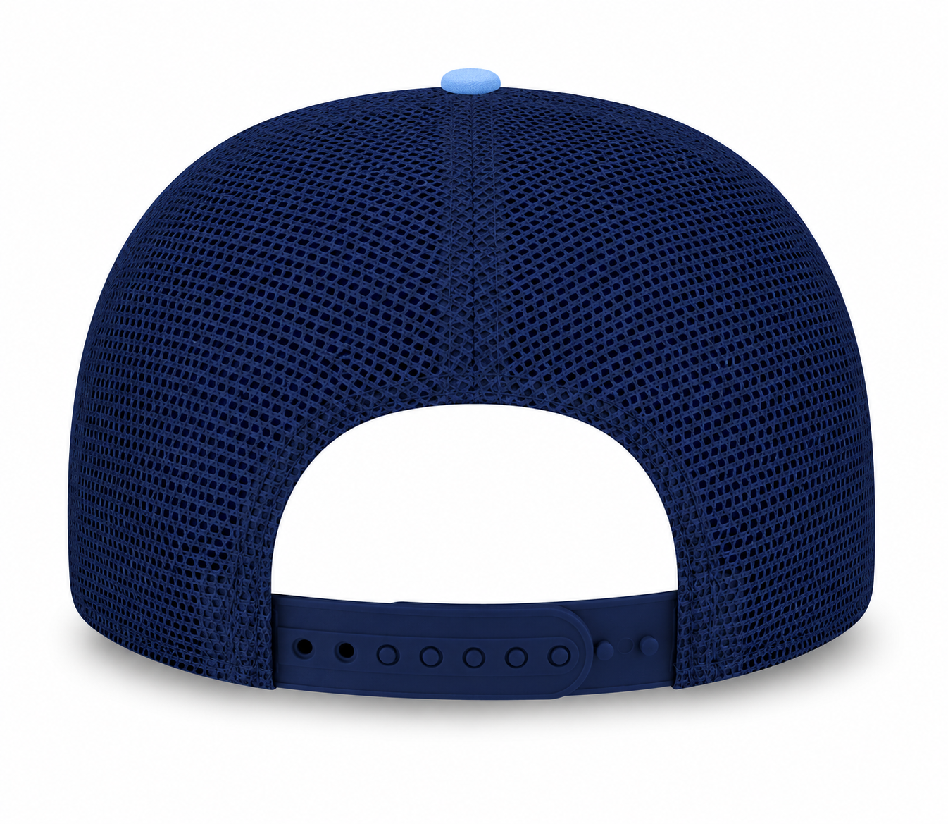Chicago Cubs New Era Sky Guitar Bear Navy Alternate 2 9SEVENTY Trucker Hat Official Team Hat Sports Fan Cap Official NFL Team Hat Football Fan Cap