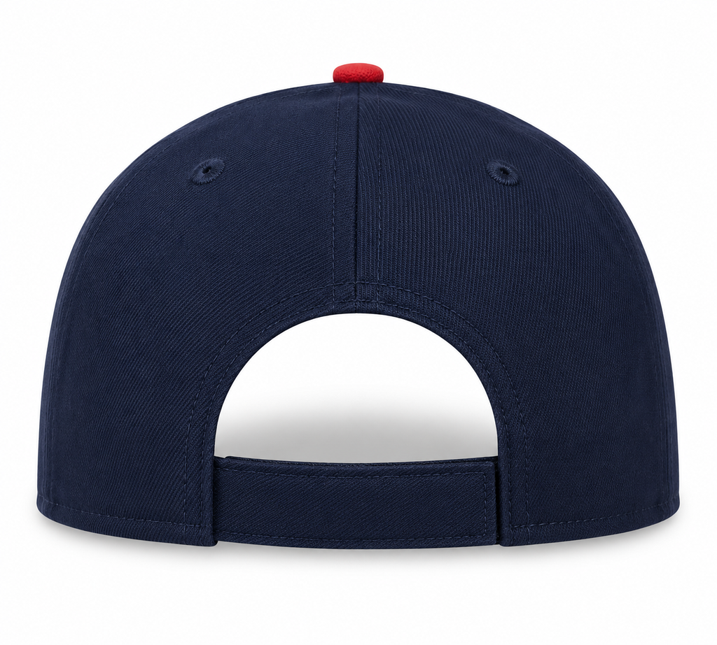 Youth Chicago Cubs Alternate 2 Guitar Bear 9FORTY Adjustable Chrome Navy Blue Cap By New Era Official Team Hat Sports Fan Cap Official NFL Team Hat