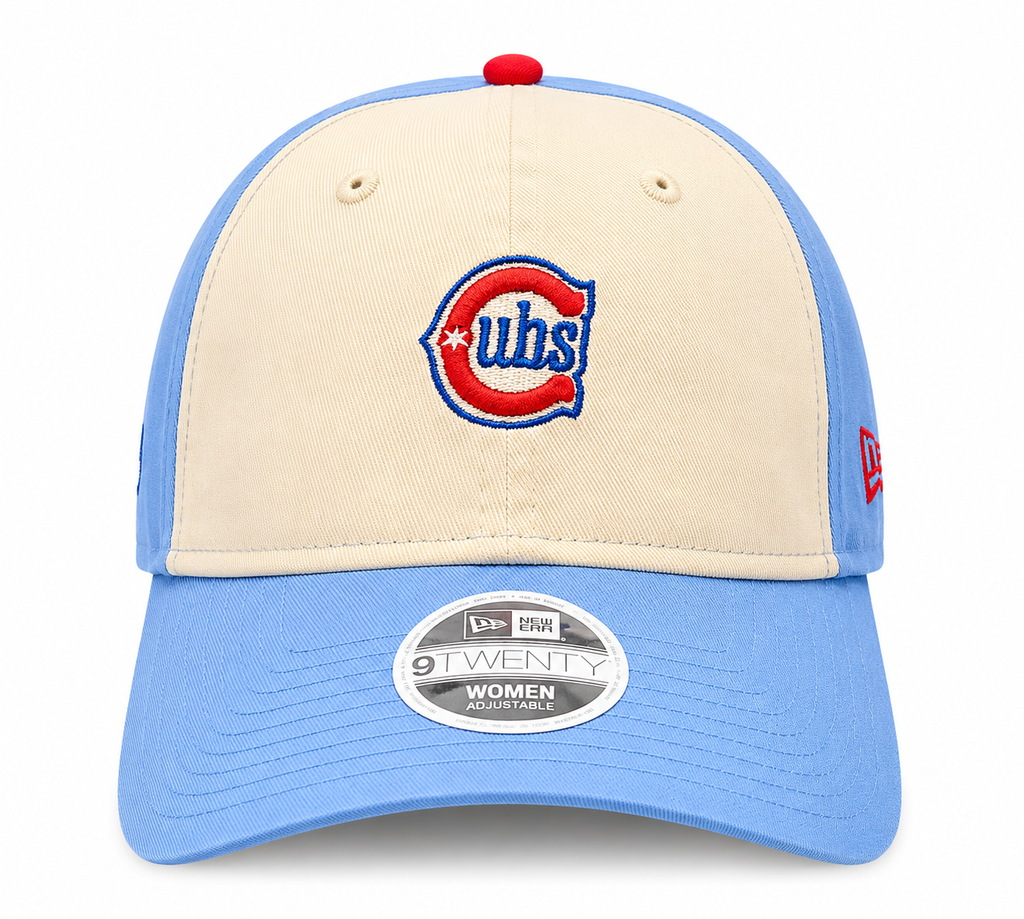 Women s Chicago Cubs 2nd Alternate Micro Baby Blue New Era 9TWENTY Adjustable Hat Official Team Hat Sports Fan Cap Official NFL Team Hat Football Fan