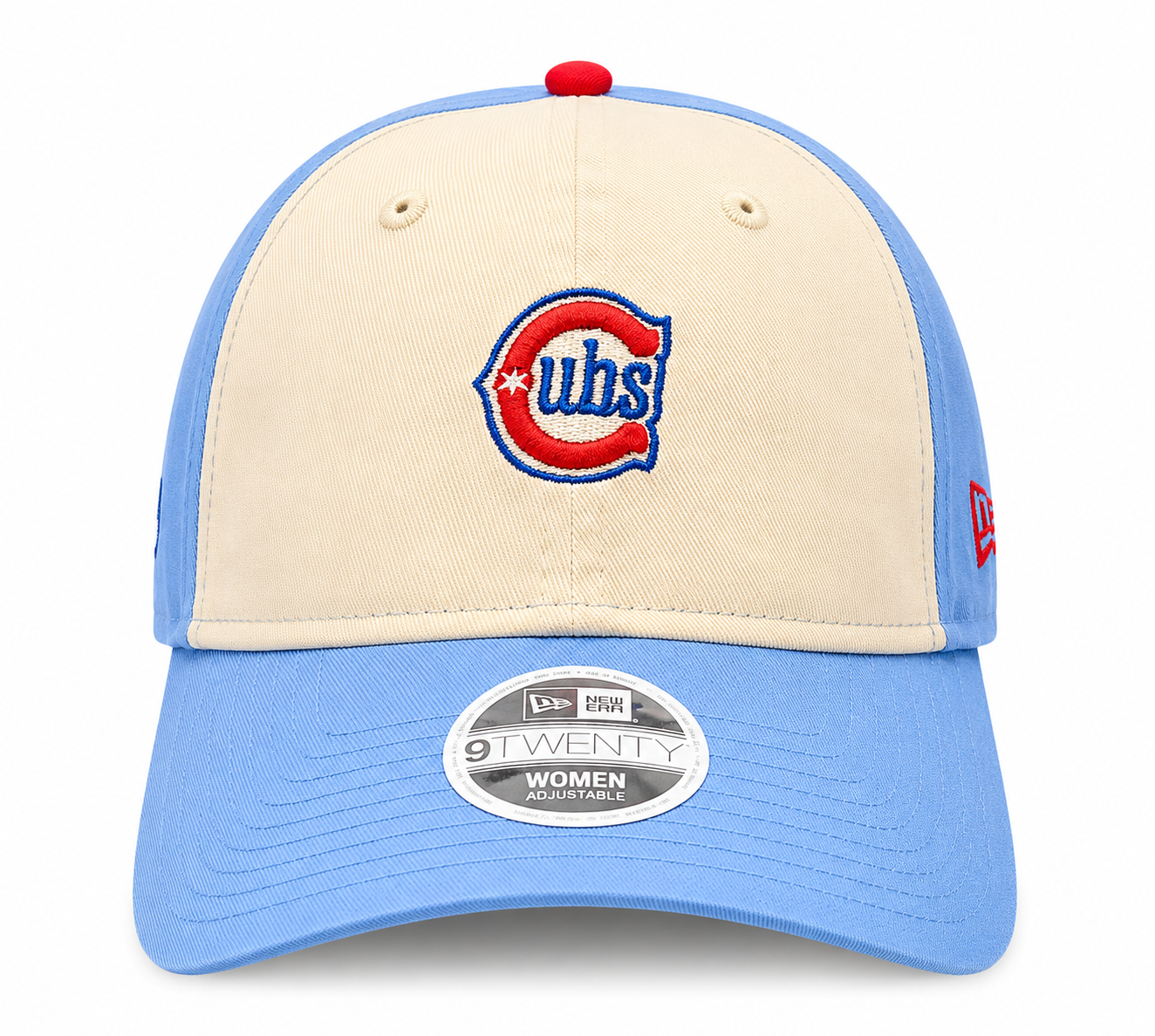 Women s Chicago Cubs 2nd Alternate Micro Baby Blue New Era 9TWENTY Adjustable Hat Official Team Hat Sports Fan Cap Official NFL Team Hat Football Fan