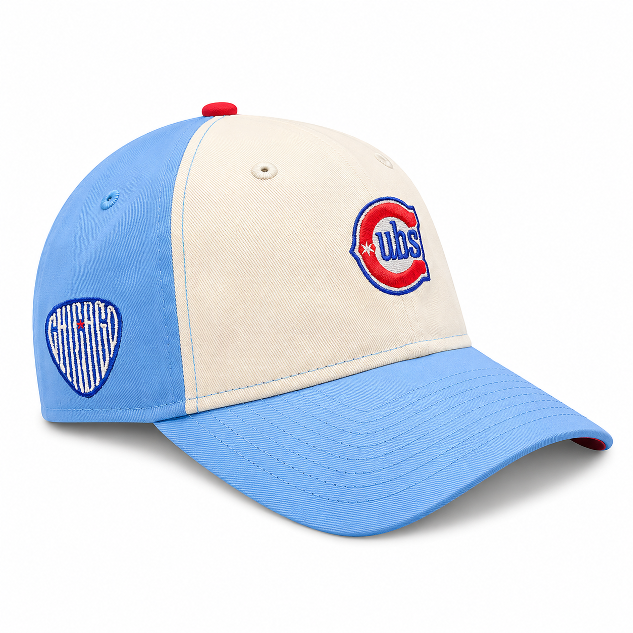 Women s Chicago Cubs 2nd Alternate Micro Baby Blue New Era 9TWENTY Adjustable Hat Official Team Hat Sports Fan Cap Official NFL Team Hat Football Fan