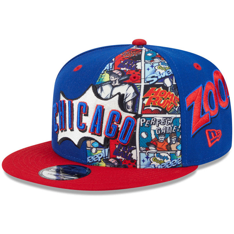 Chicago Cubs New Era 2025 Diamond Hero Royal Red 9FIFTY Snapback Hat Official Team Hat Sports Fan Cap Official NFL Team Hat Football Fan Cap