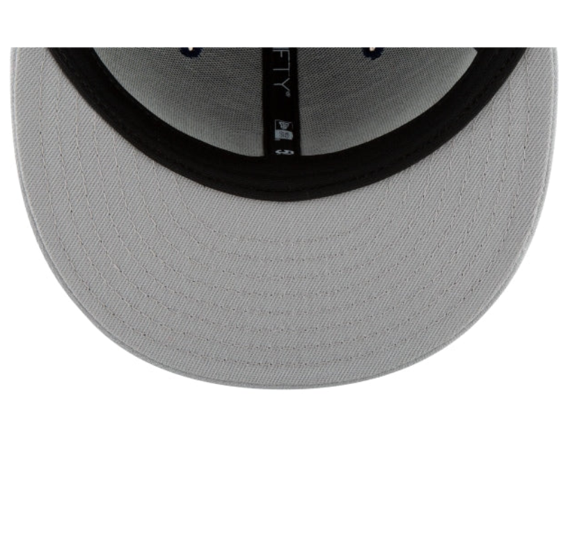 Los Angeles Dodgers MLB League Essential 59FIFTY Fitted New Era Gray White Official Team Hat Sports Fan Cap Official NFL Team Hat Football Fan Cap