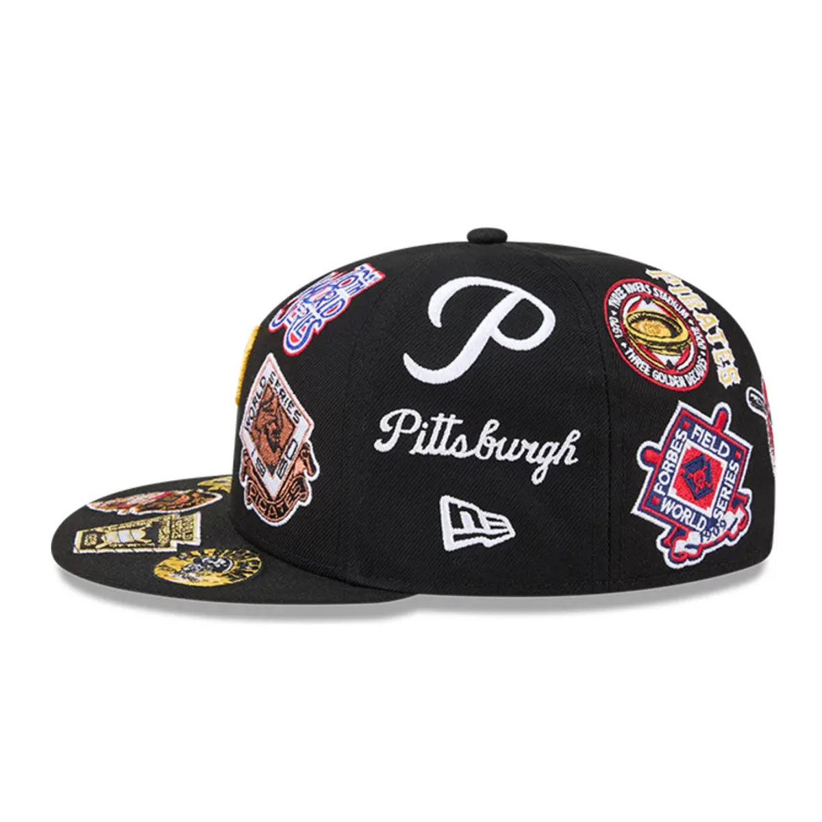 Pittsburgh Pirates MLB All Over Patch 59FIFTY New Era Official Team Hat Sports Fan Cap Official NFL Team Hat Football Fan Cap