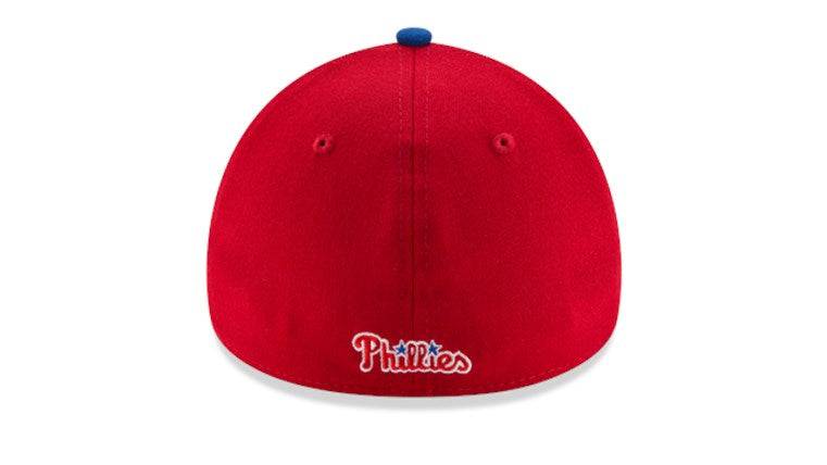 Mens MLB New Era Philadelphia Phillies Team Classic 39THIRTY Flex Fit Hat Official Team Hat Sports Fan Cap Official NFL Team Hat Football Fan Cap