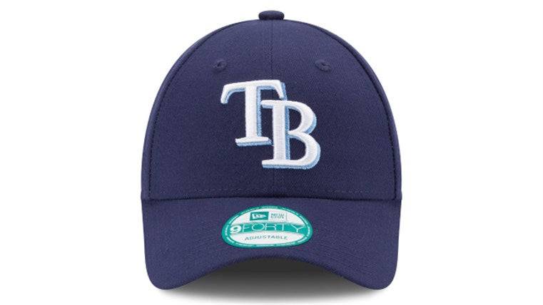 Men s New Era Tampa Bay Rays The League 9FORTY Adjustable Game Cap Official Team Hat Sports Fan Cap Official NFL Team Hat Football Fan Cap