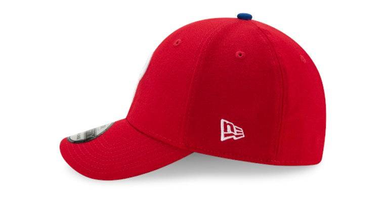 Mens MLB New Era Philadelphia Phillies Team Classic 39THIRTY Flex Fit Hat Official Team Hat Sports Fan Cap Official NFL Team Hat Football Fan Cap