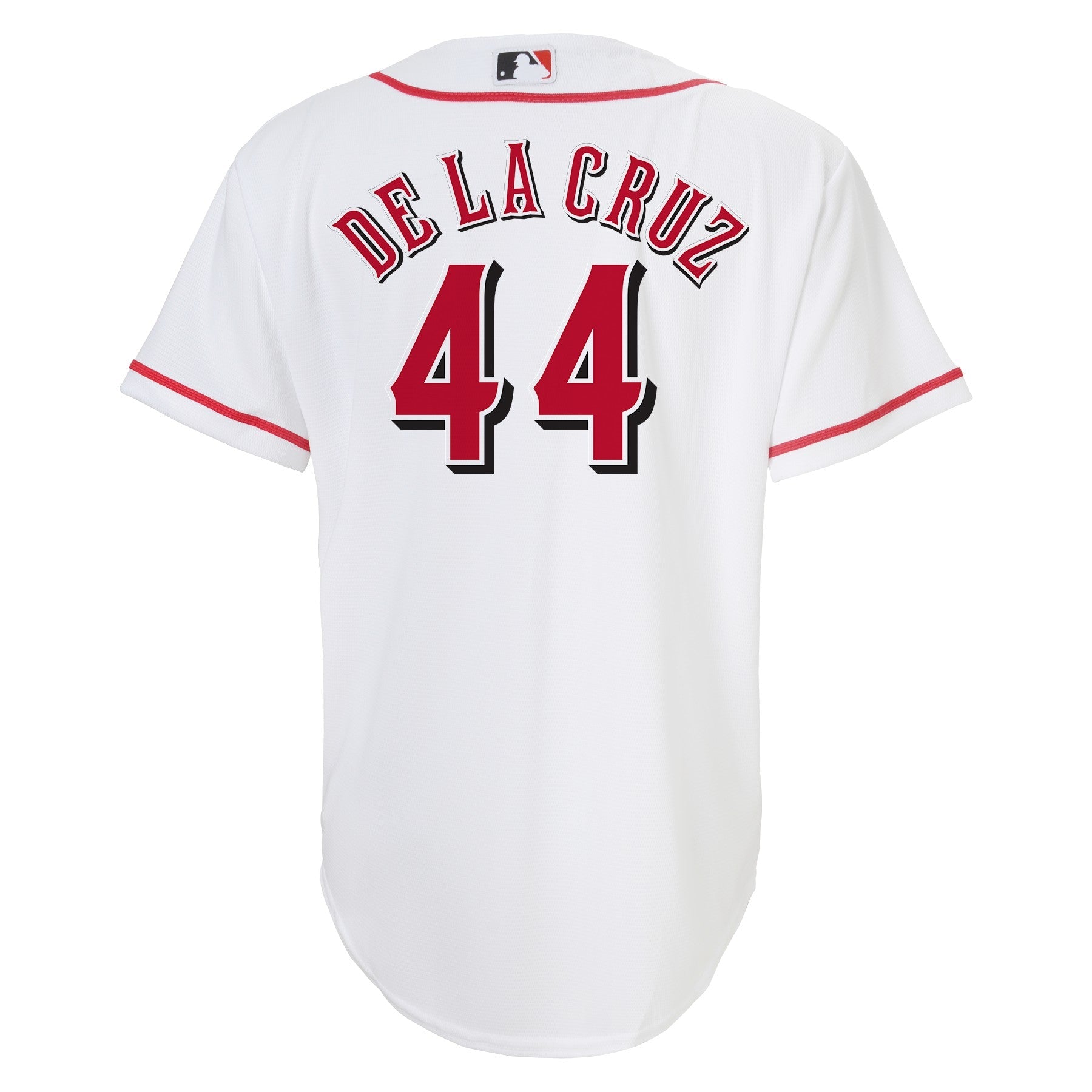 Youth Cincinnati Reds Elly De La Cruz MLB Home Replica Screen Print Jersey Official Team Jersey Sports Fan Apparel Official NFL Team Jersey Football