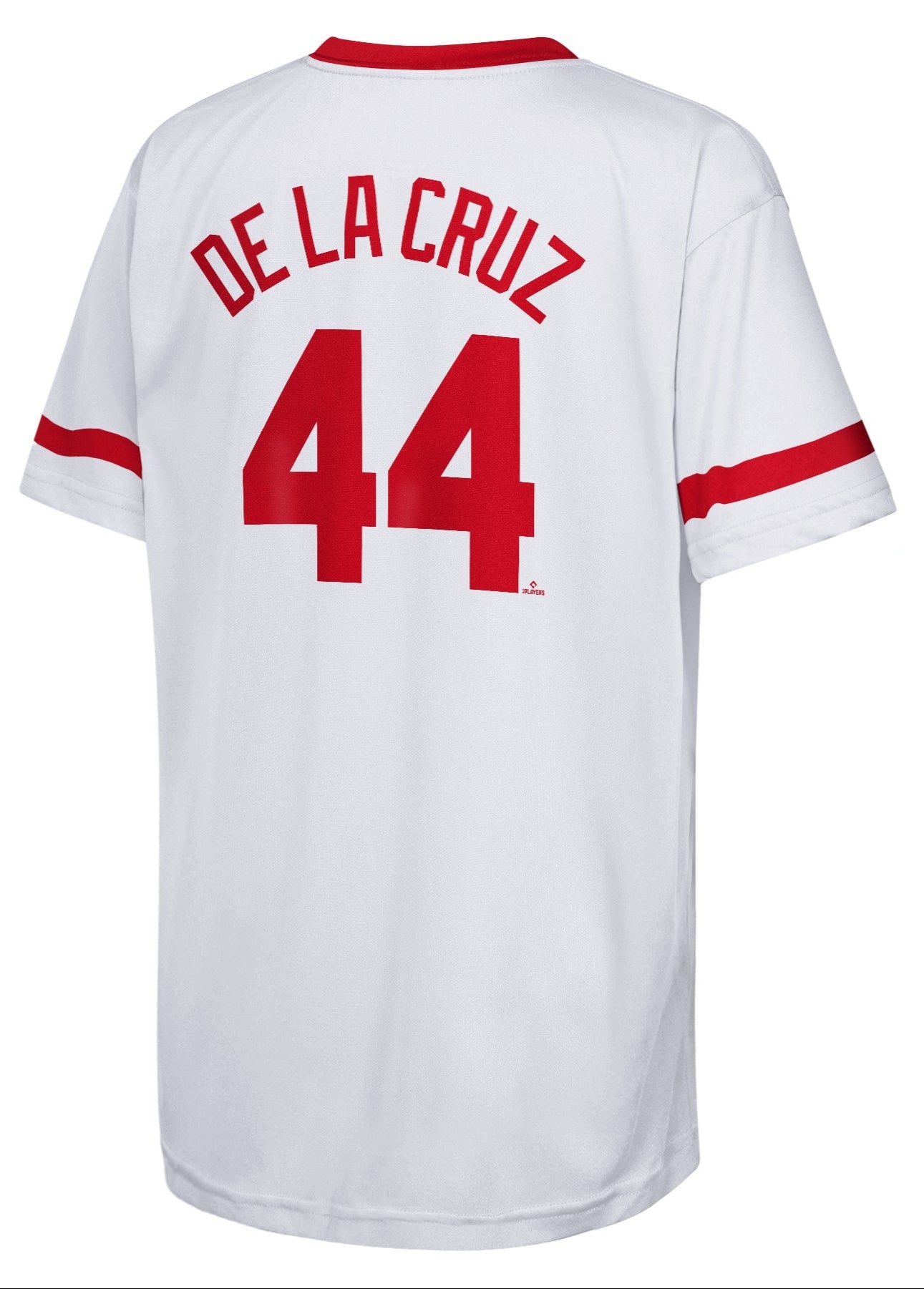 Youth Cincinnati Reds Elly De La Cruz MLB Home Replica Screen Print Jersey Official Team Jersey Sports Fan Apparel Official NFL Team Jersey Football