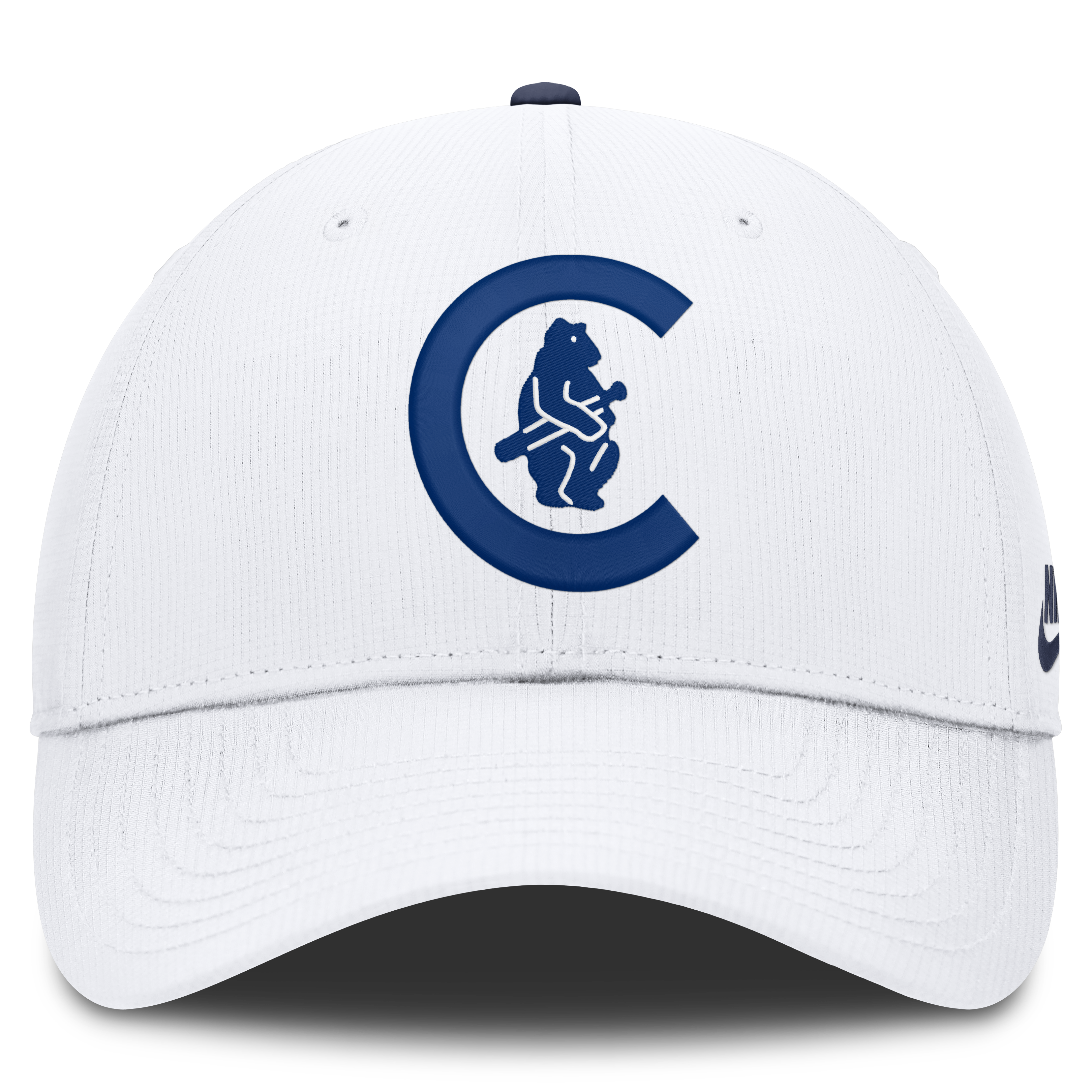Chicago Cubs Nike Cooperstown Club Logo White Adjustable Hat Official Team Hat Sports Fan Cap Official NFL Team Hat Football Fan Cap