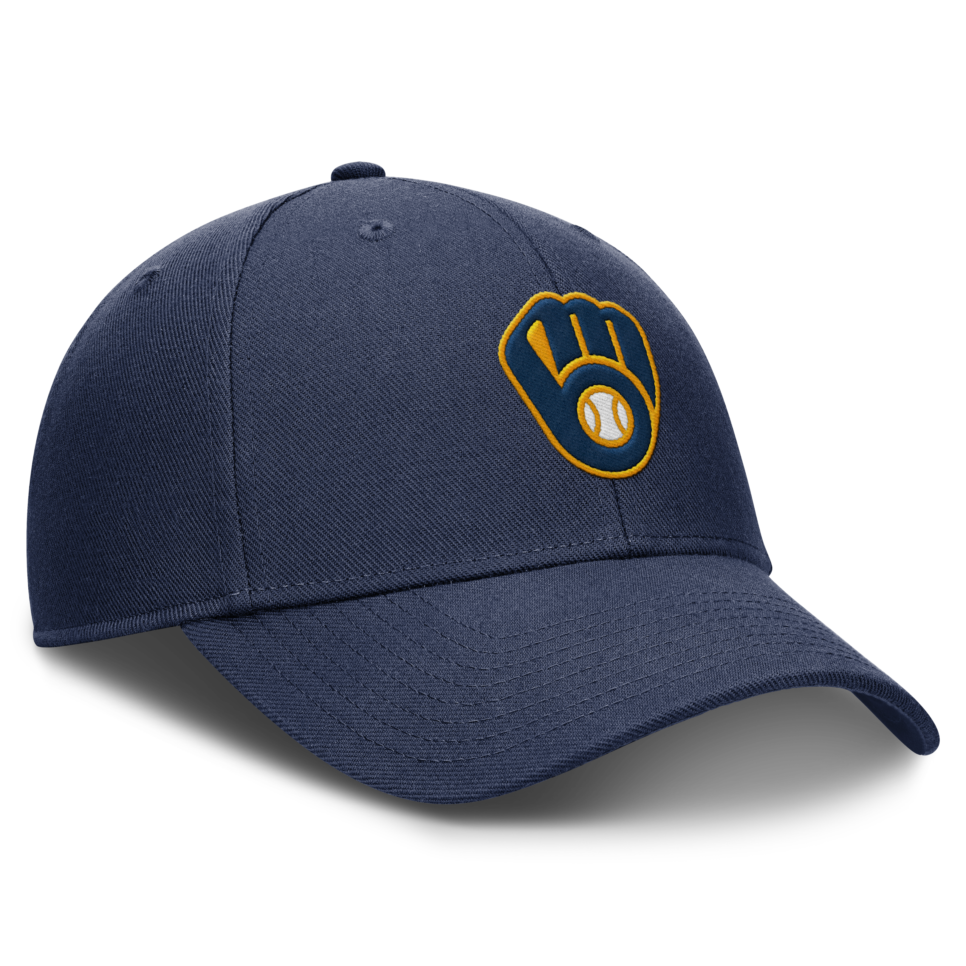 Milwaukee Brewers Nike Navy Club Adjustable Hat Official Team Hat Sports Fan Cap Official NFL Team Hat Football Fan Cap