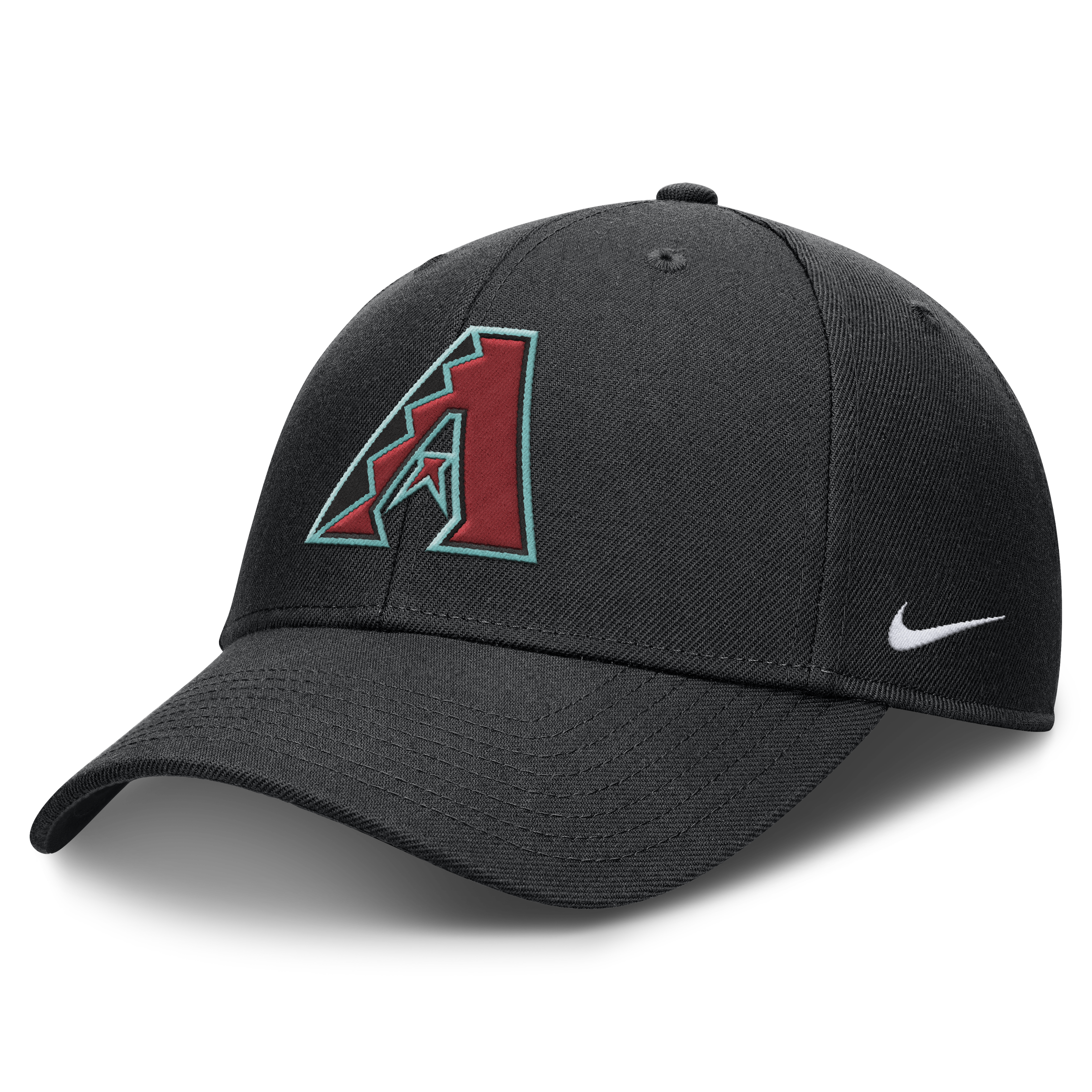 Arizona Diamondbacks Nike Black Club Adjustable Hat Official Team Hat Sports Fan Cap Official NFL Team Hat Football Fan Cap