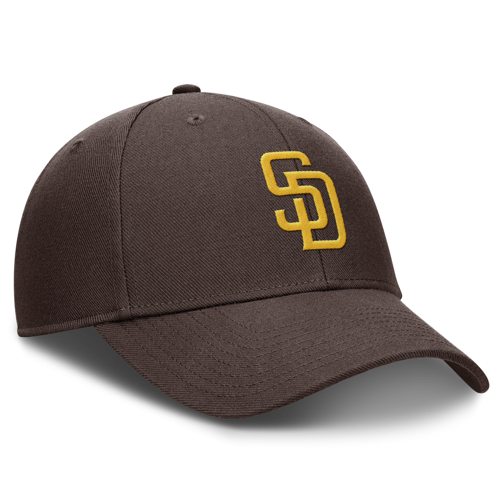 San Diego Padres Nike Brown Club Adjustable Hat Official Team Hat Sports Fan Cap Official NFL Team Hat Football Fan Cap