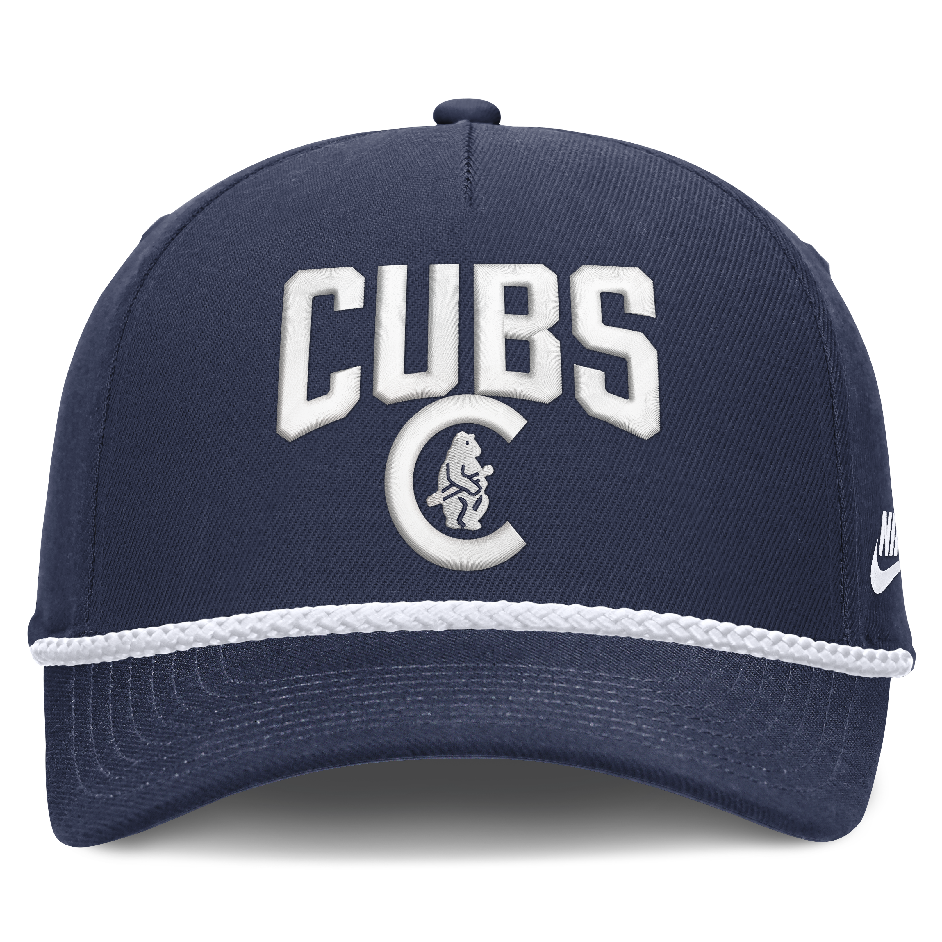 Chicago Cubs Nike Cooperstown Navy Blue Rise Adjustable Hat Official Team Hat Sports Fan Cap Official NFL Team Hat Football Fan Cap