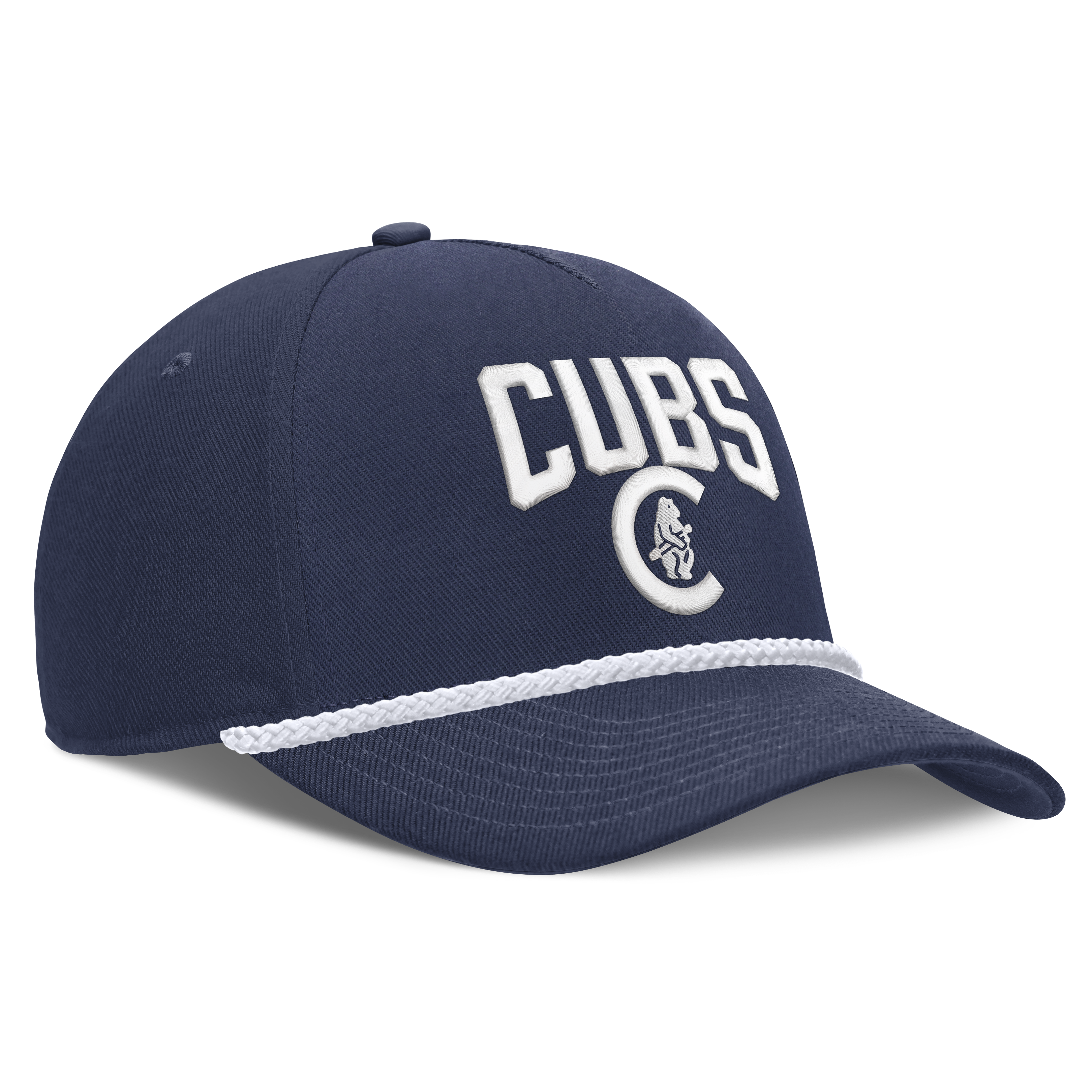 Chicago Cubs Nike Cooperstown Navy Blue Rise Adjustable Hat Official Team Hat Sports Fan Cap Official NFL Team Hat Football Fan Cap
