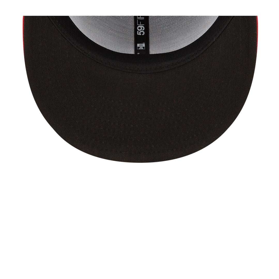 Men s Anaheim Angels New Era Navy Red Alternate On-Field 59FIFTY Fitted Hat Official Team Hat Sports Fan Cap Official NFL Team Hat Football Fan Cap