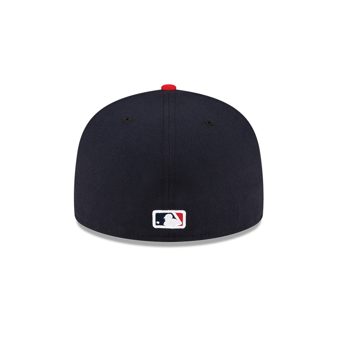 Men s Anaheim Angels New Era Navy Red Alternate On-Field 59FIFTY Fitted Hat Official Team Hat Sports Fan Cap Official NFL Team Hat Football Fan Cap