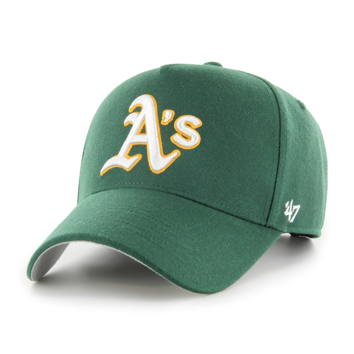 Oakland Athletics MLB 47 Brand MVP DT Green Official Sports Fan Gear Official NFL Fan Gear Popular Style