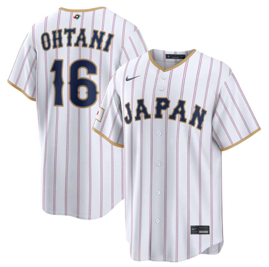 Shohei Ohtani Japan World Baseball Classic MLB Home Stadium Jersey Nike Official Team Jersey Sports Fan Apparel Official NFL Team Jersey Football Fan