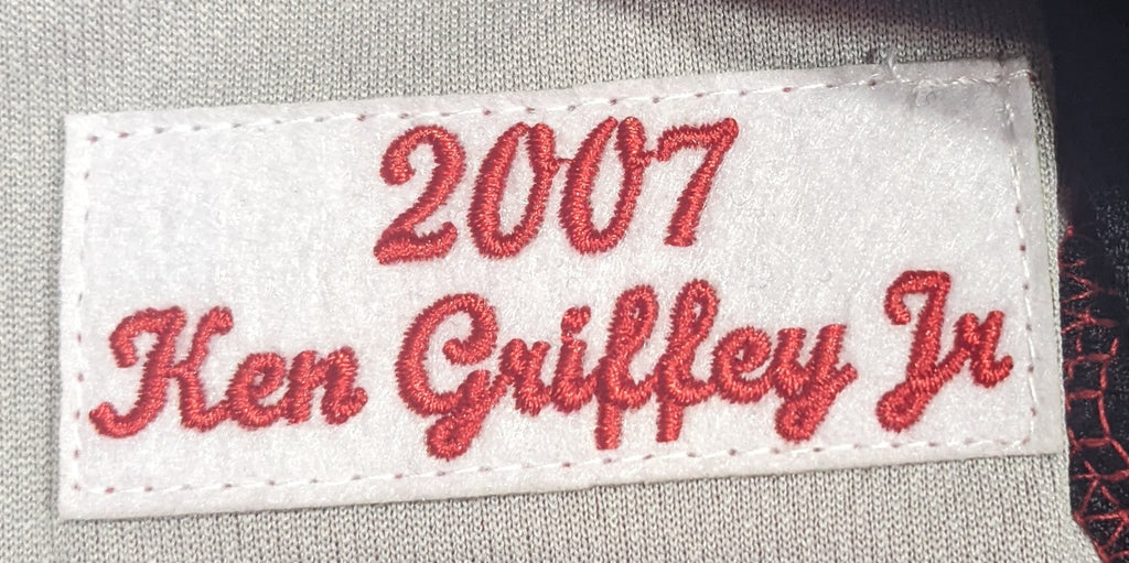Men s Cincinnati Reds Ken Griffey Jr Mitchell And Ness 2007 Red Cooperstown Collection Batting Practice Jersey Official Team Jersey Sports Fan