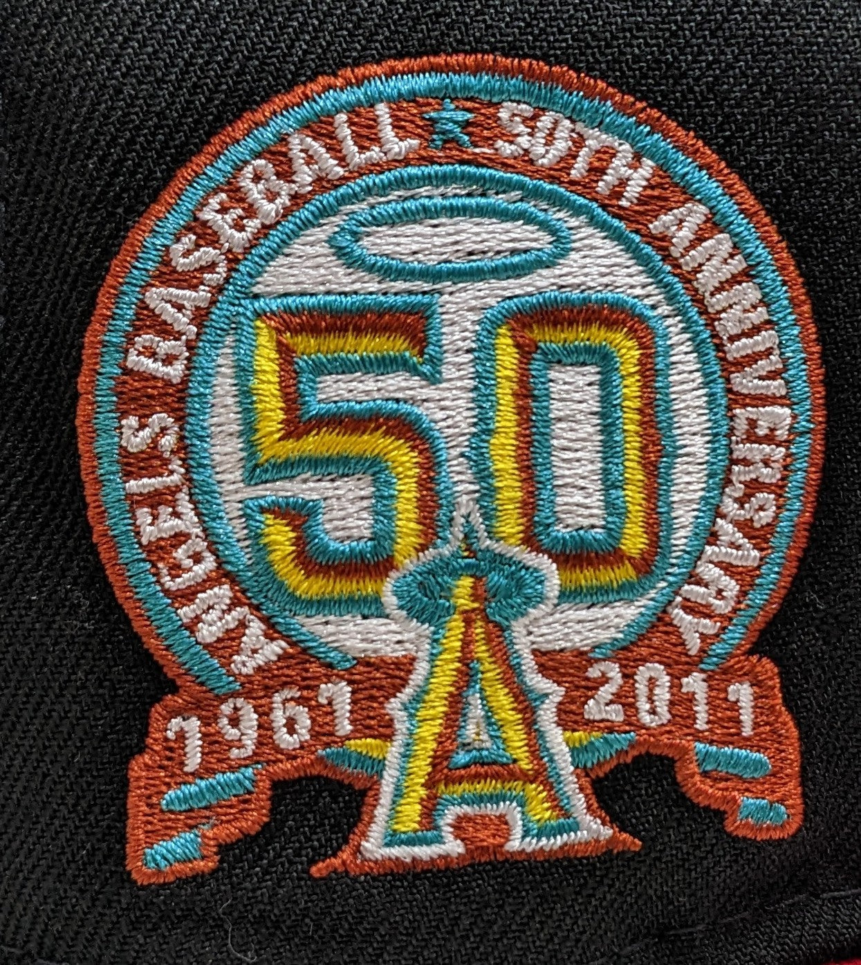 Anaheim Angels New Era 2 Tone Black Red Guns N Roses Inspired Rock Pack 59FIFTY Fitted Hat Official Team Hat Sports Fan Cap Official NFL Team Hat