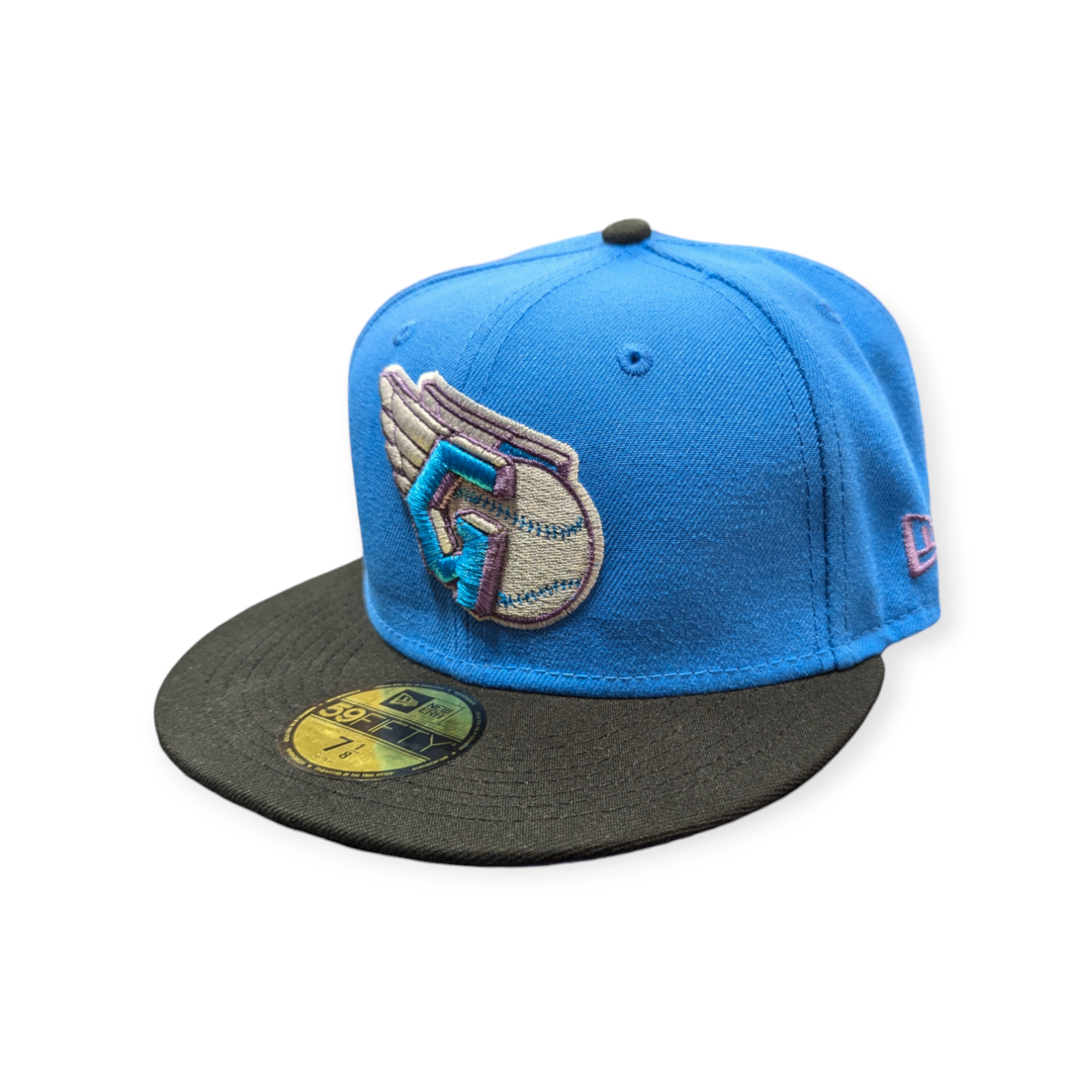 Cleveland Guardians Rock Pack NIN New Era 2 Tone 59FIFTY Fitted Hat Official Team Hat Sports Fan Cap Official NFL Team Hat Football Fan Cap