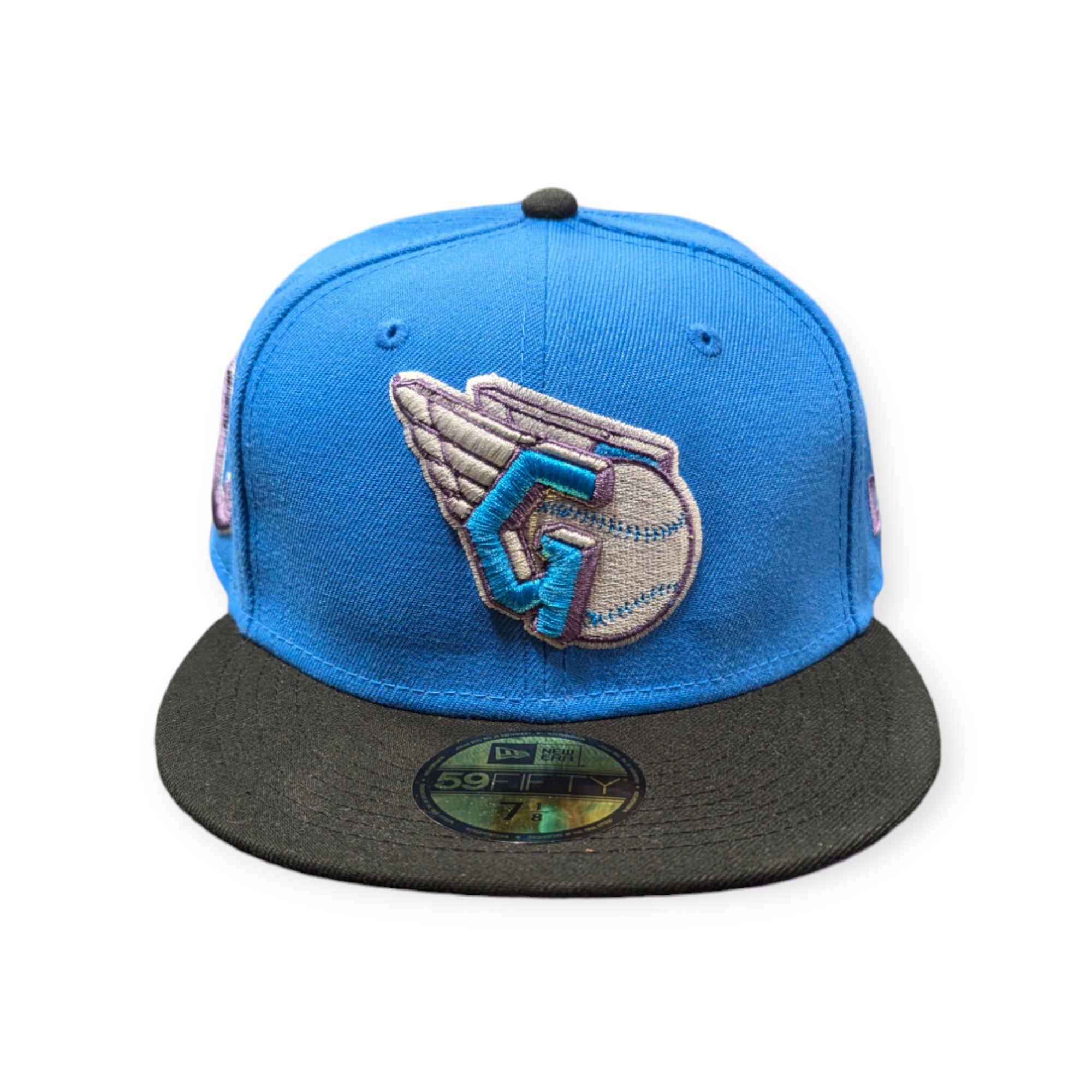 Cleveland Guardians Rock Pack NIN New Era 2 Tone 59FIFTY Fitted Hat Official Team Hat Sports Fan Cap Official NFL Team Hat Football Fan Cap