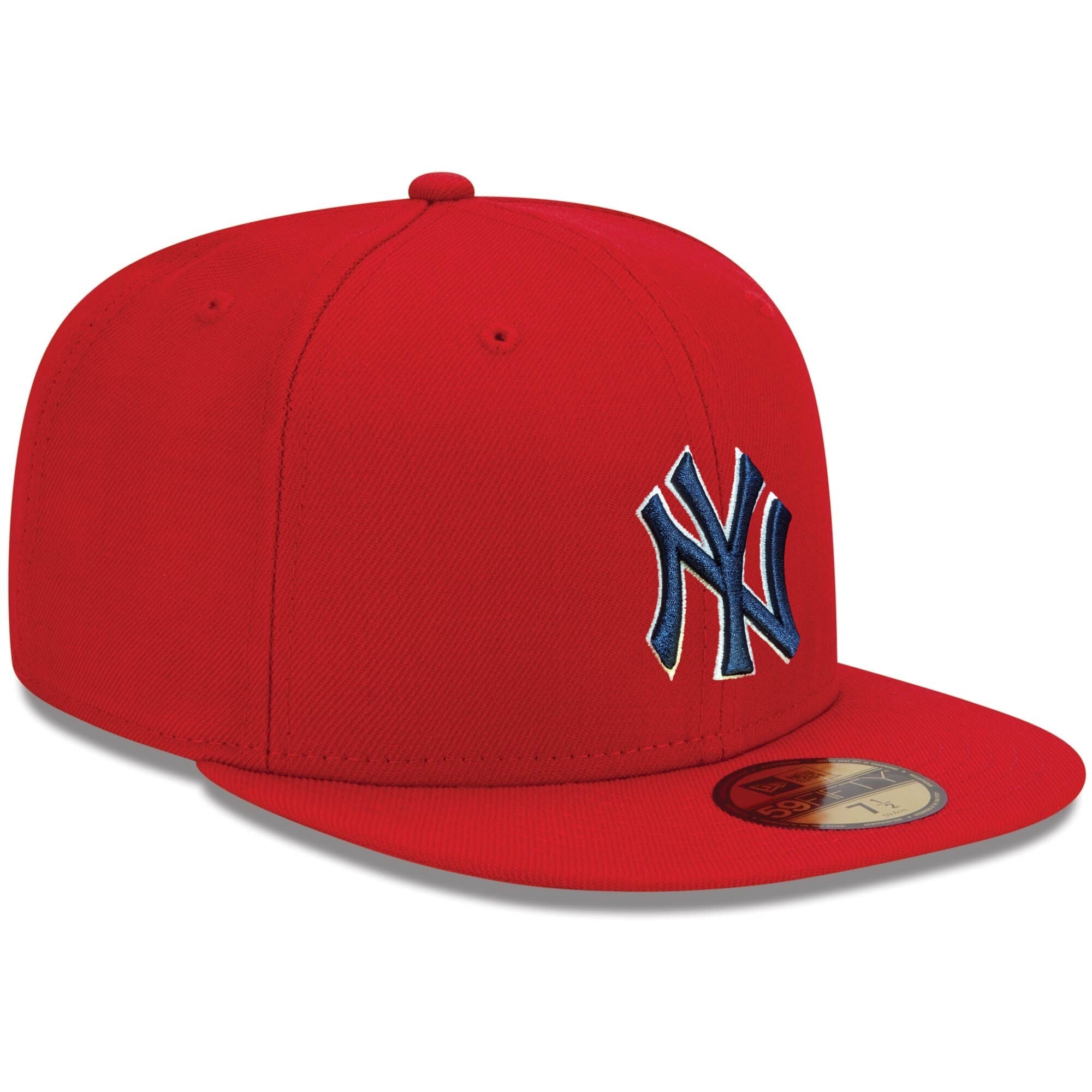 New York Yankees Red Durst 59FIFTY Fitted Hat Official Team Hat Sports Fan Cap Official NFL Team Hat Football Fan Cap