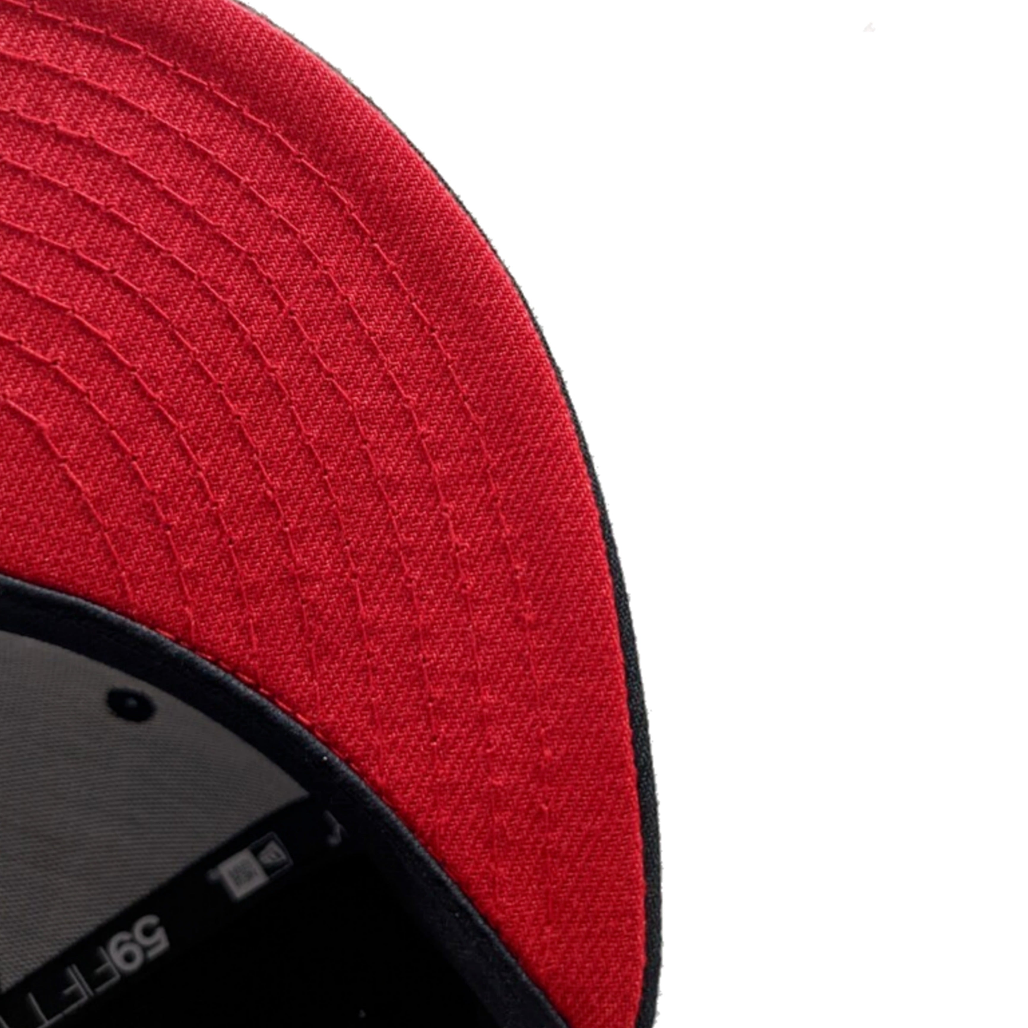 Chicago White Sox New Era City Connect Red Black 59FIFTY Fitted Hat Official Team Hat Sports Fan Cap Official NFL Team Hat Football Fan Cap