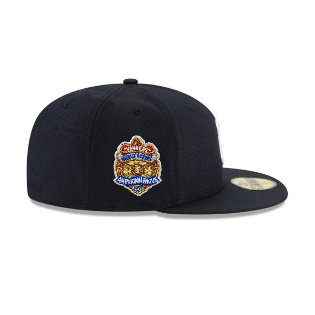 New York Yankees Navy 1927 World Series New Era 59FIFTY Fitted Hat Official Team Hat Sports Fan Cap Official NFL Team Hat Football Fan Cap