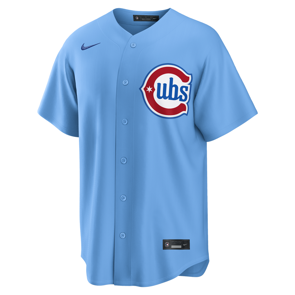 NIKE Men s Chicago Cubs Andre Dawson 8 Light Blue 2nd Alternate Replica Jersey Official Team Jersey Sports Fan Apparel Official NFL Team Jersey