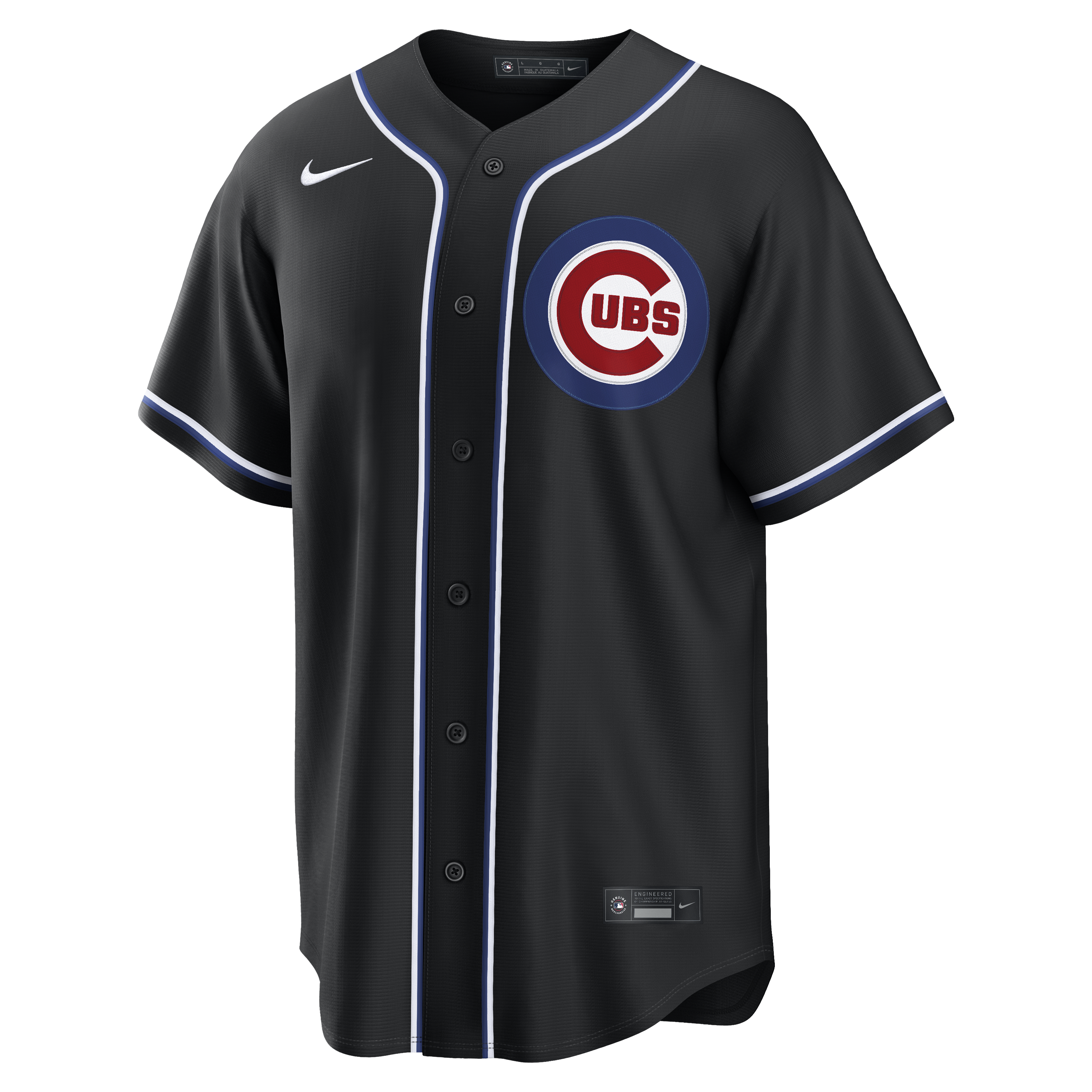 Men s Chicago Cubs Nike Black Carbon Blank Replica Jersey Official Team Jersey Sports Fan Apparel Official NFL Team Jersey Football Fan Apparel